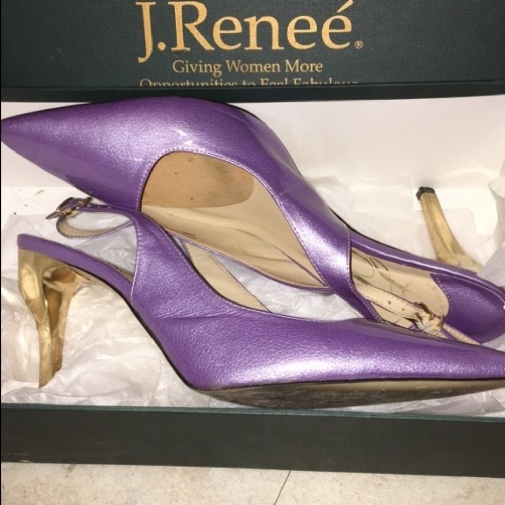 Pair of lavender J.Renee Heels